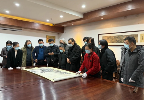 中国国家画院院长刘万鸣一行赴浙江考察调研